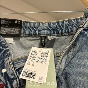 New with tags, H&M jeans